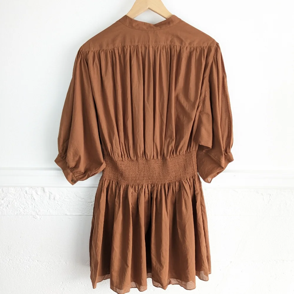 Rebecca Taylor • Voile Mini Shirt Dress - Picture 7 of 12